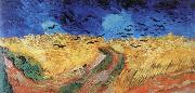 Vincent Van Gogh wheat field with crows oil